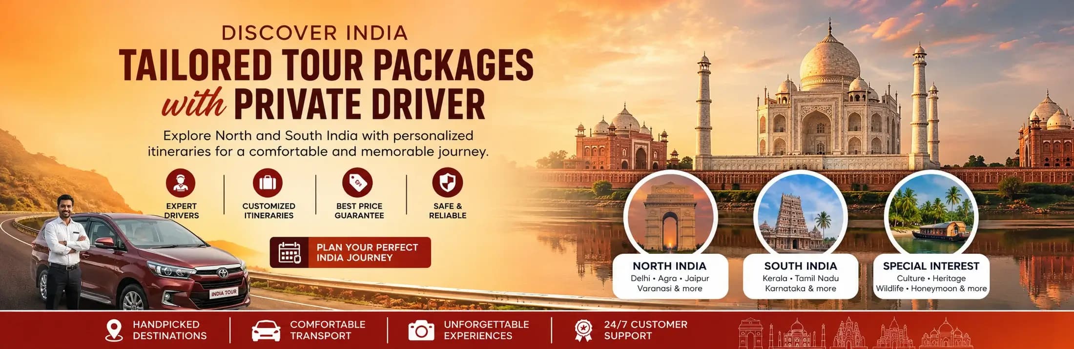 Tailored Tour Packages with Private Driver