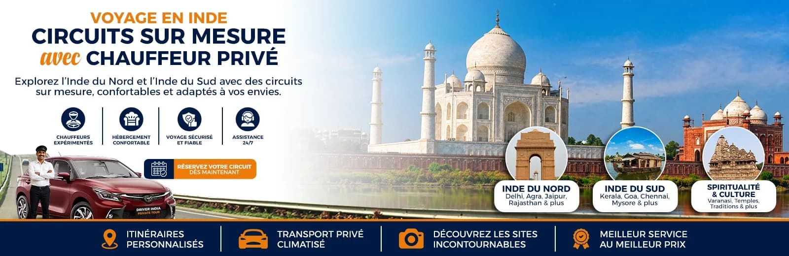 Voyage en Inde avec chauffeur privé
