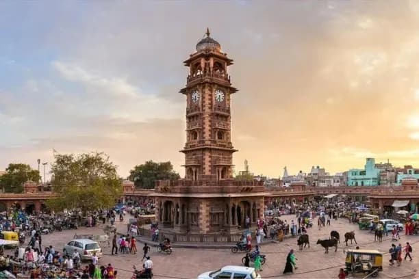 Clock Tower and Sardar Market